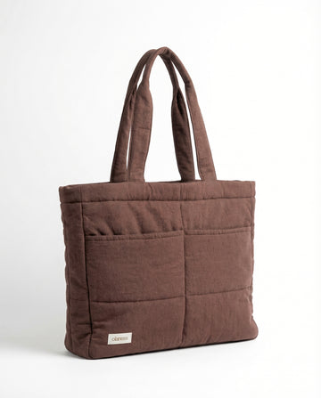 OLANESS Signature Pocket Tote – Grand Sac Élégant avec Compartiments pour Travail et Quotidien